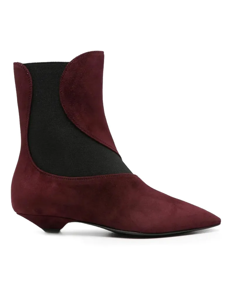 Sergio Rossi Stiefel - Dunkelrot Dunkelrot
