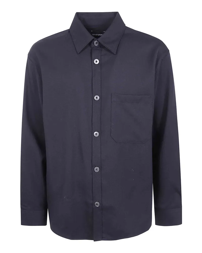 Emporio Armani Hemd - Schwarz Schwarz