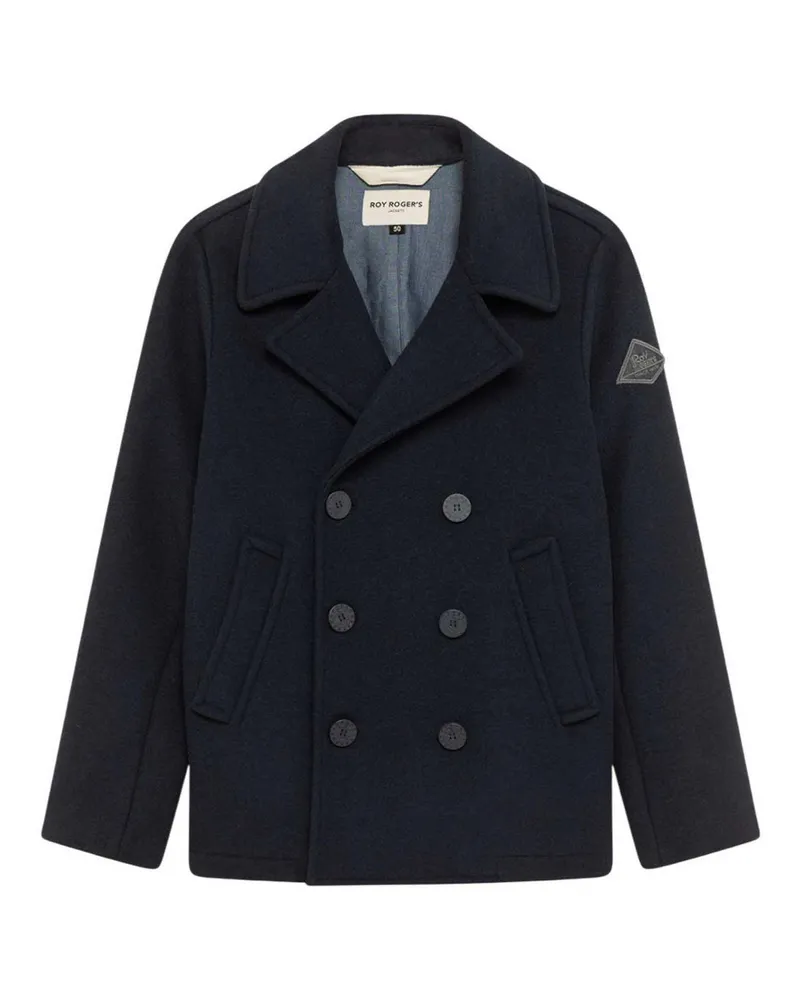 Roy Roger's Knielanger Mantel - Blau Blau