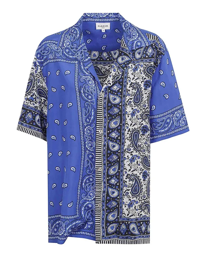 P.A.R.O.S.H. P. A.R. O.S. H. Hemd - Blau Blau