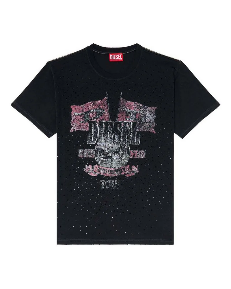 Diesel T-Shirt - Schwarz Schwarz