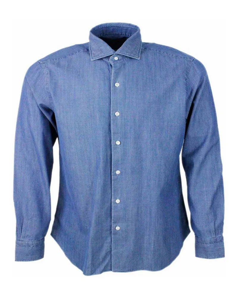 BARBA Hemd - Denim Denim