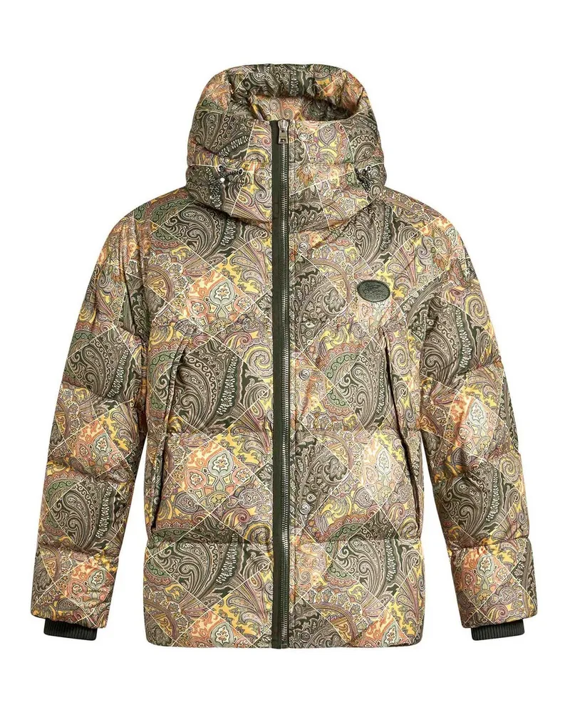 Etro Daunenjacke - Schwarz Schwarz