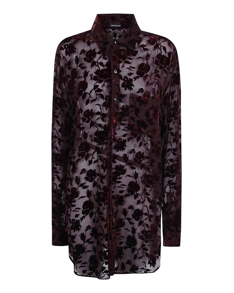 Ann Demeulemeester Hemd - Rot Rot