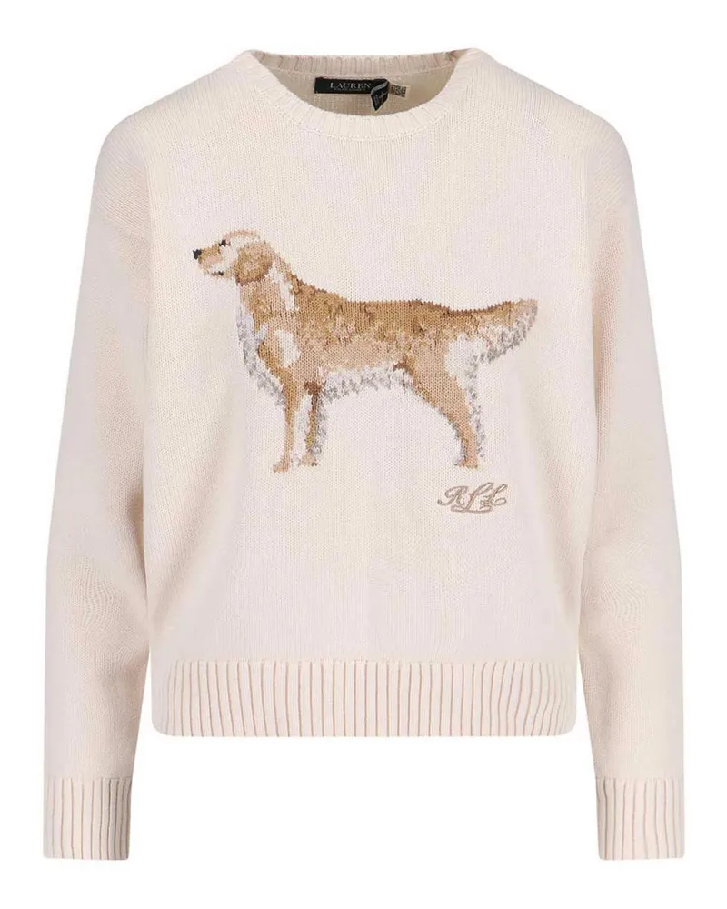 Ralph Lauren Rundhalspullover - Weiß Weiß