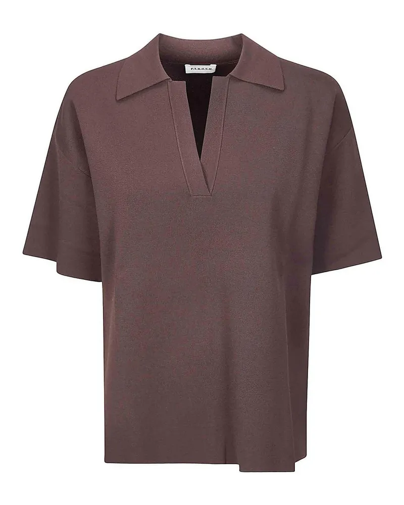 P.A.R.O.S.H. P. A.R. O.S. H. Hemd - Braun Braun