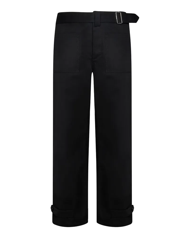 Alexander McQueen Casual Hose - Schwarz Schwarz