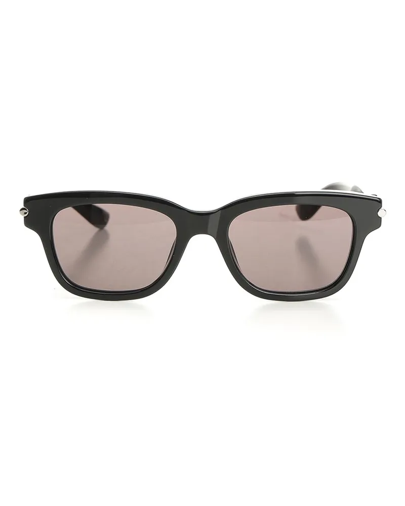 Alexander McQueen Sonnenbrille - Schwarz Schwarz