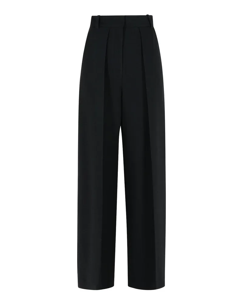 KHAITE Casual Hose - Schwarz Schwarz