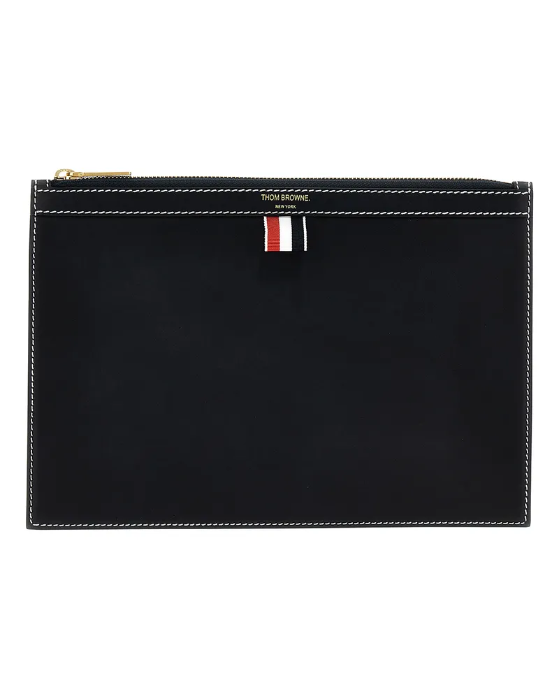 Thom Browne Clutch - Blau Blau