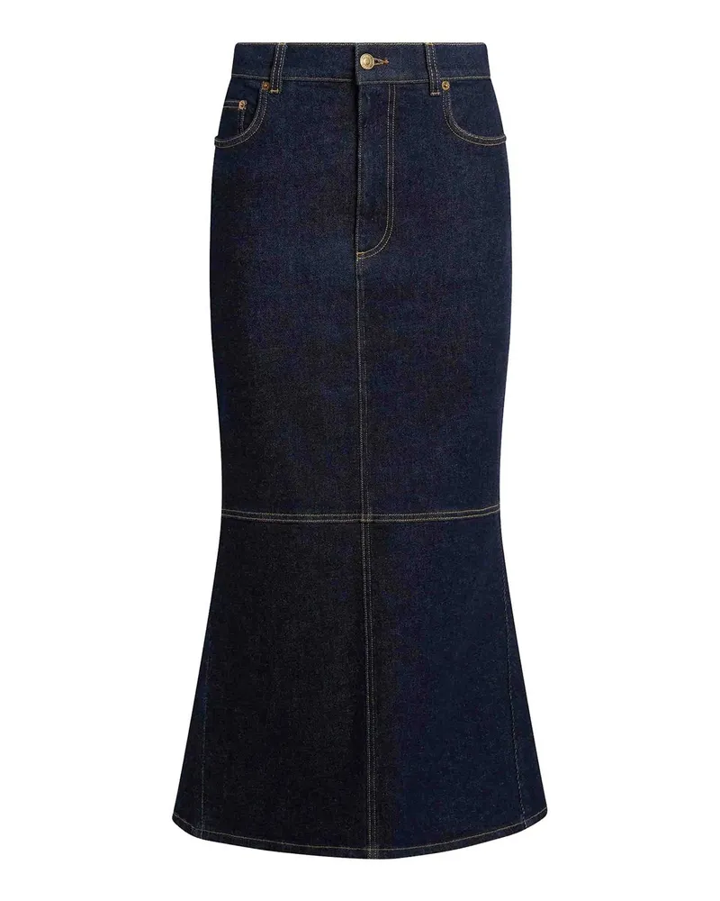 Moschino Midirock - Weiß Denim