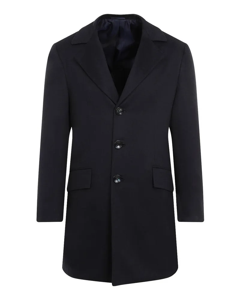 Kiton Kurzer Mantel - Blau Blau