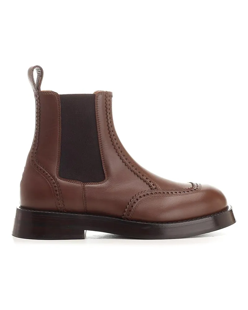Alexander McQueen Stiefel - Braun Braun