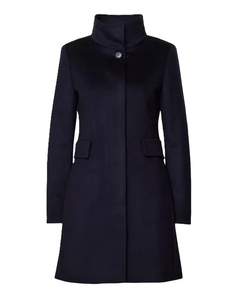 Max Mara Langer Mantel - Blau Blau