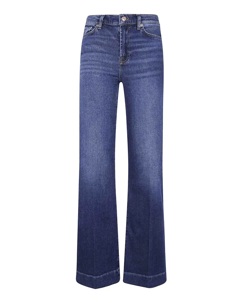 7 for all mankind Straight Leg Jeans - Blau Blau