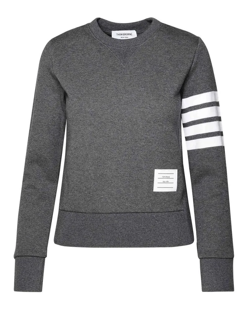 Thom Browne U-Boot-Pullover - Grau Grau