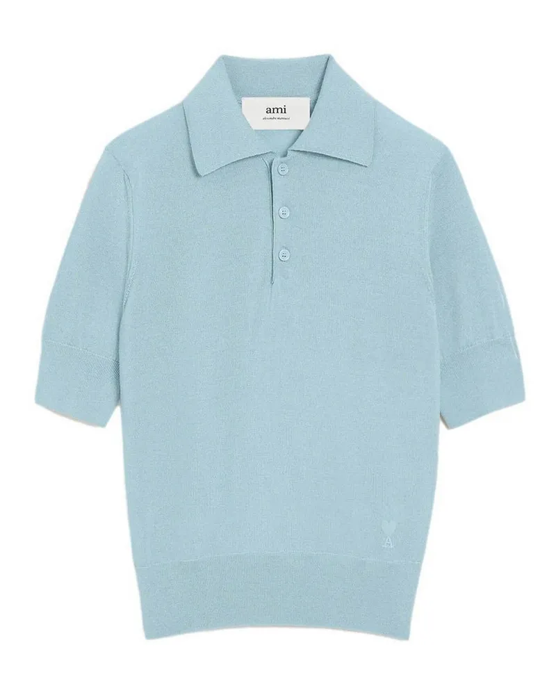 AMI Paris Poloshirt - Blau Blau
