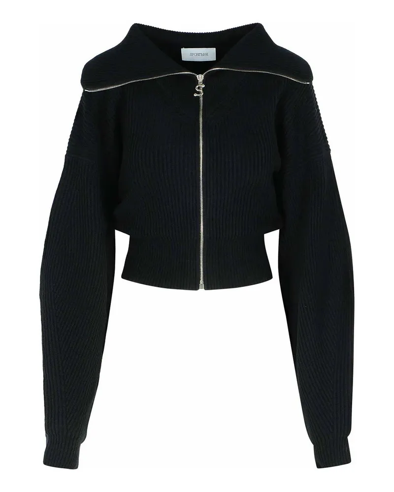 SPORTMAX Cardigan - Schwarz Schwarz