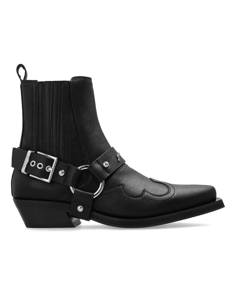 Ganni Stiefel - Schwarz Schwarz