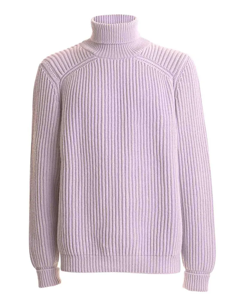 Kiton Rundhalspullover - Grau Grau