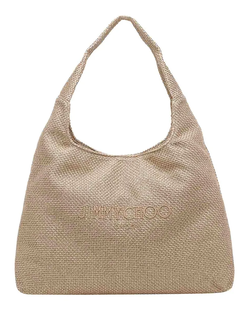 Jimmy Choo Schultertasche - Beige Beige