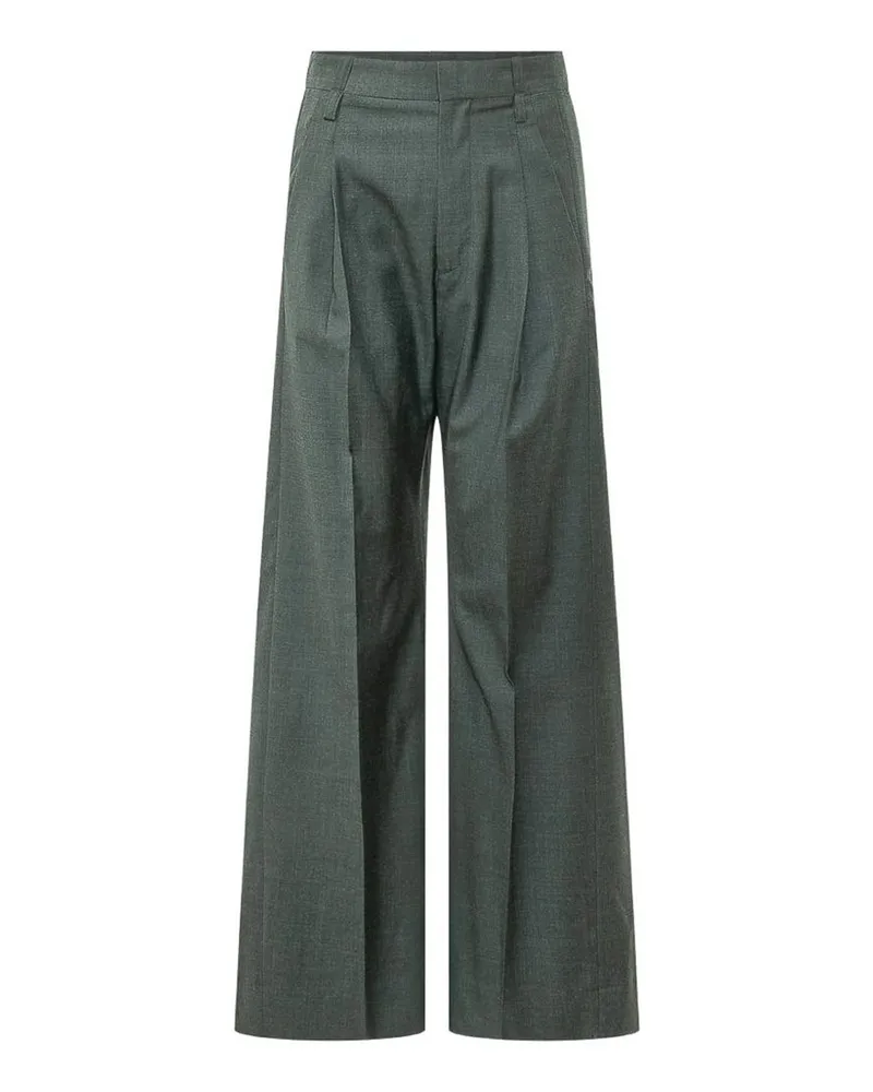 Victoria Beckham Formale Hose - Grün Grün