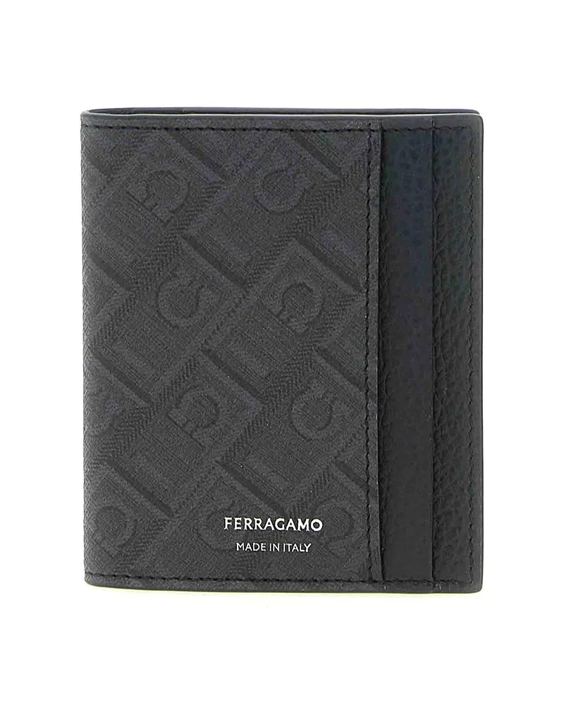Ferragamo Portemonnaie - Schwarz Schwarz