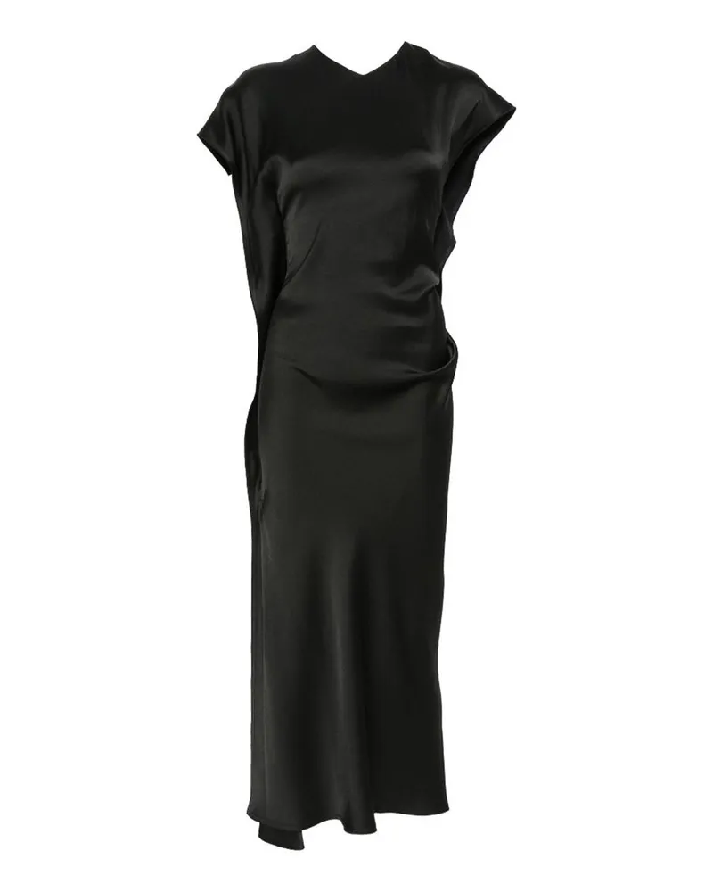 Victoria Beckham Knielanges Kleid - Schwarz Schwarz