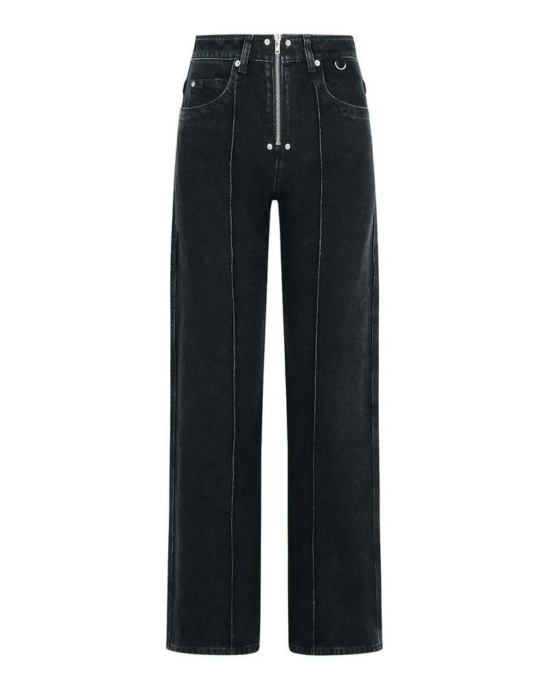 Isabel Marant Straight Leg Jeans - Schwarz Schwarz