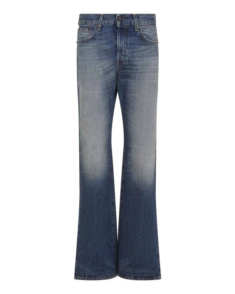 Acne Studios Schlagjeans - Dunkles Jeansblau Dunkles