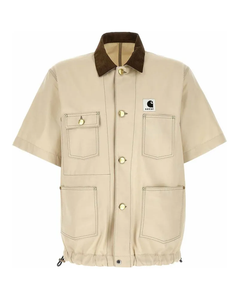 Sacai Hemd - Beige Beige