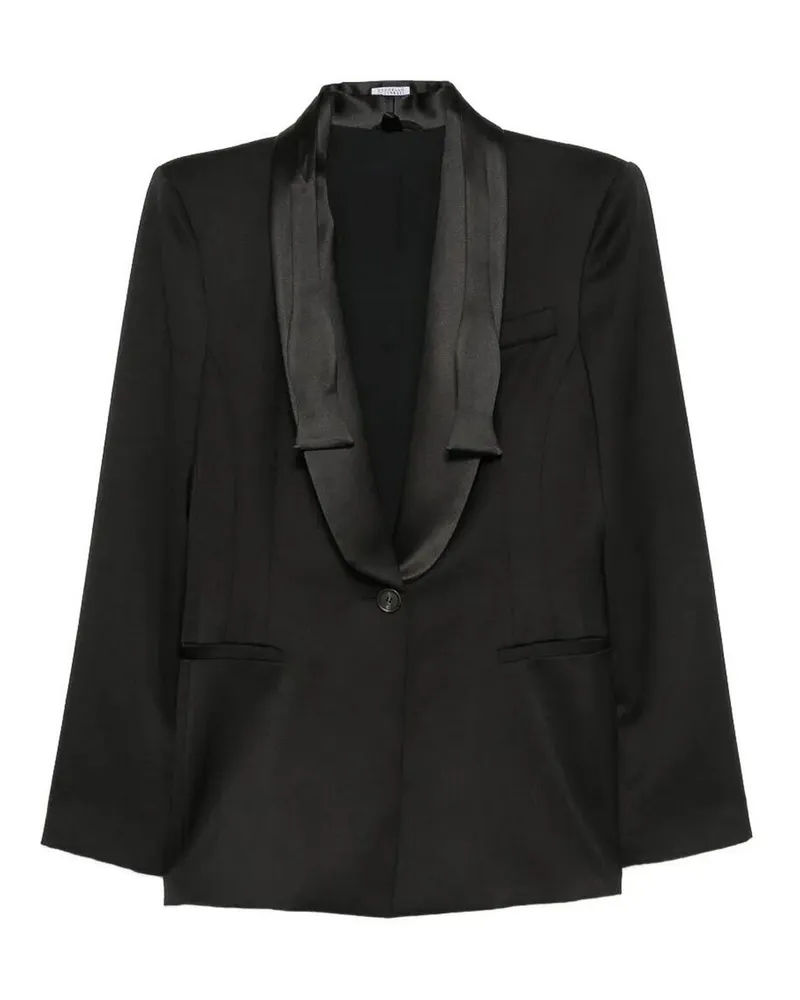 Brunello Cucinelli Blazer - Schwarz Schwarz