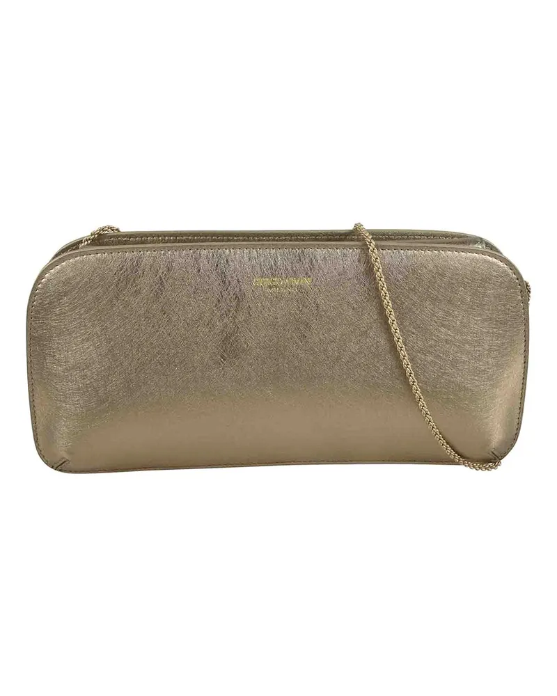Giorgio Armani Umhängetasche - Weiß Gold