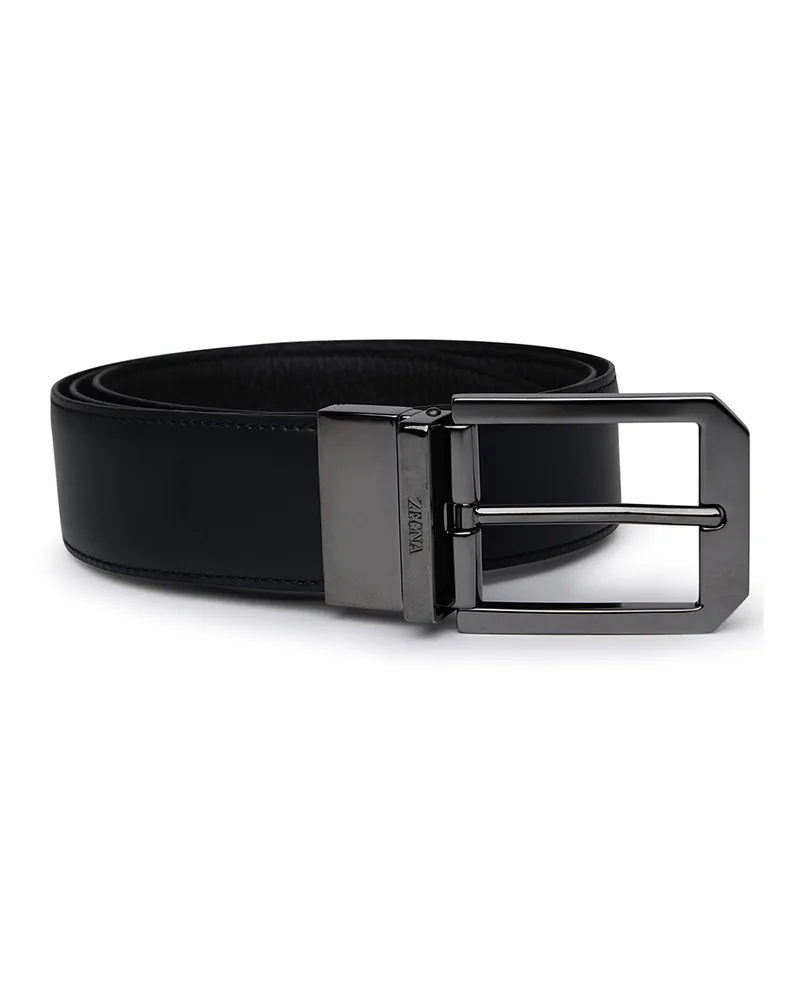 Ermenegildo Zegna Gürtel - Schwarz Schwarz