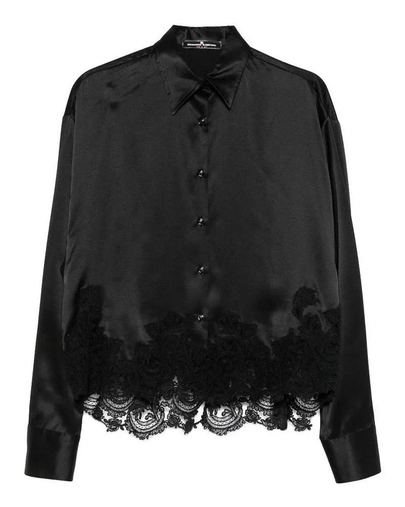 Ermanno Scervino Hemd - Schwarz Schwarz