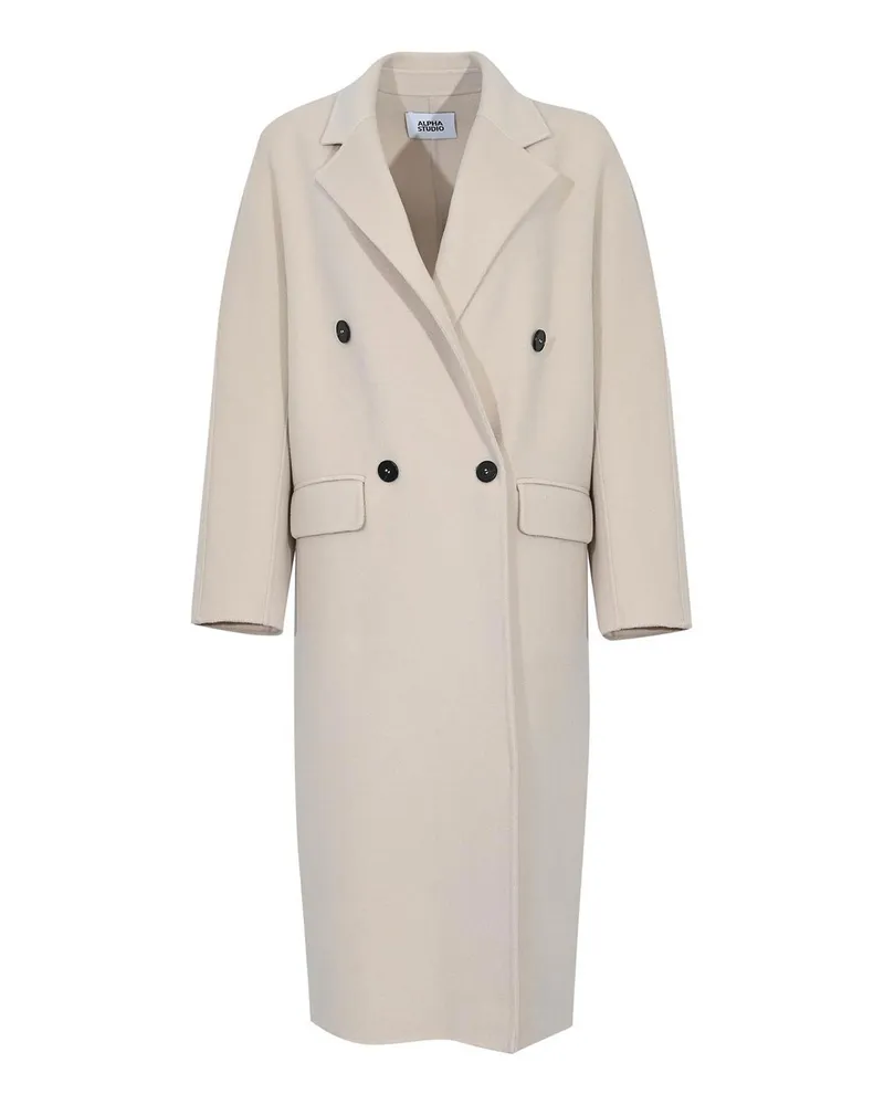 Alpha Studio Knielanger Mantel - Hellrosa Hellrosa