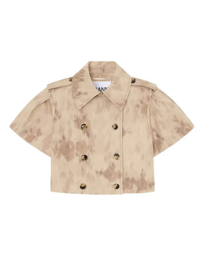 Ganni Casualjacke - Beige Beige