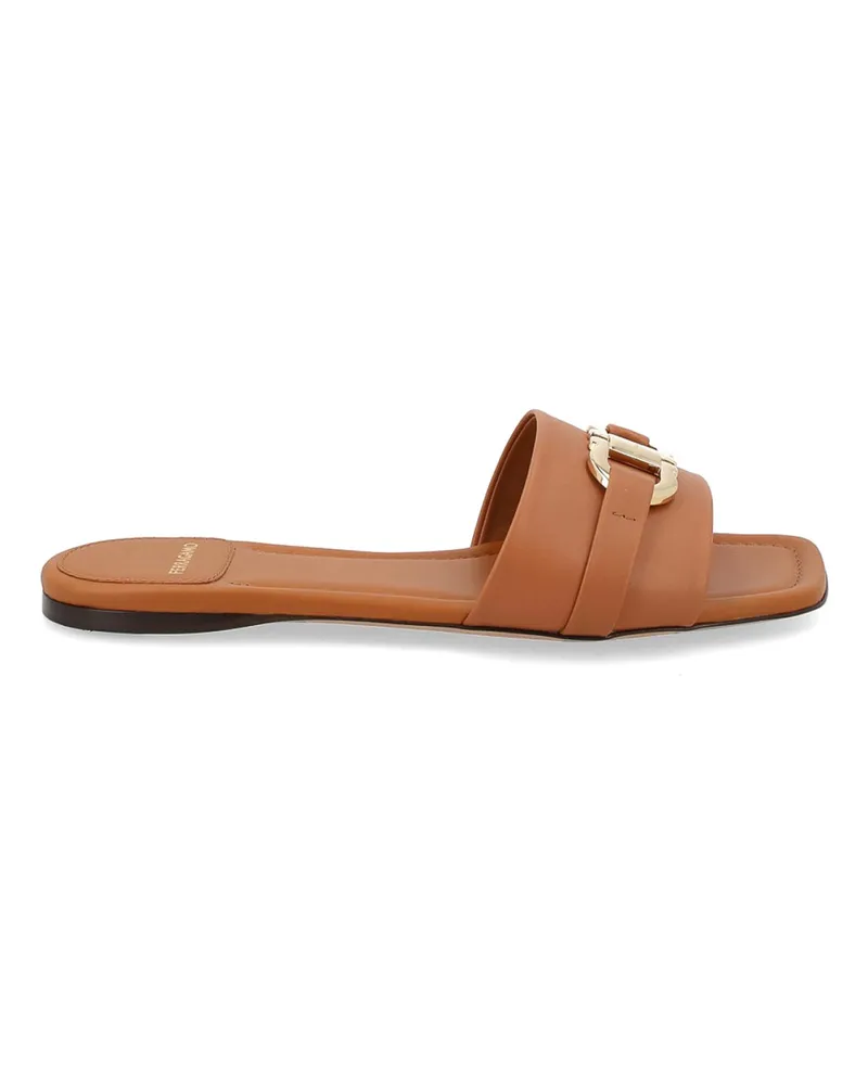 Ferragamo Ballerinas - Hellbraun Hellbraun