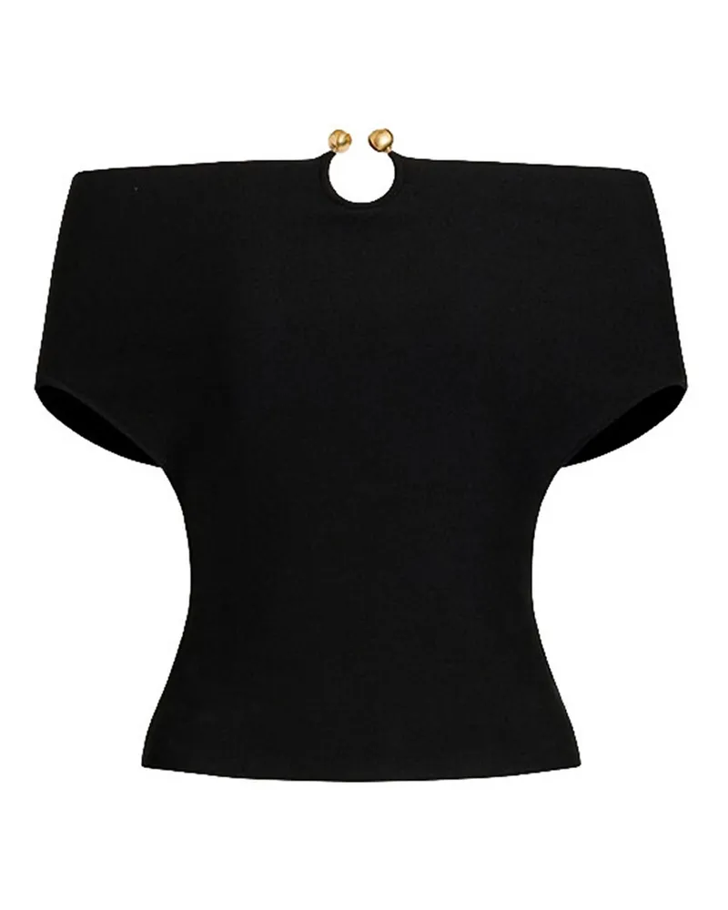 Alberta Ferretti Top - Schwarz Schwarz