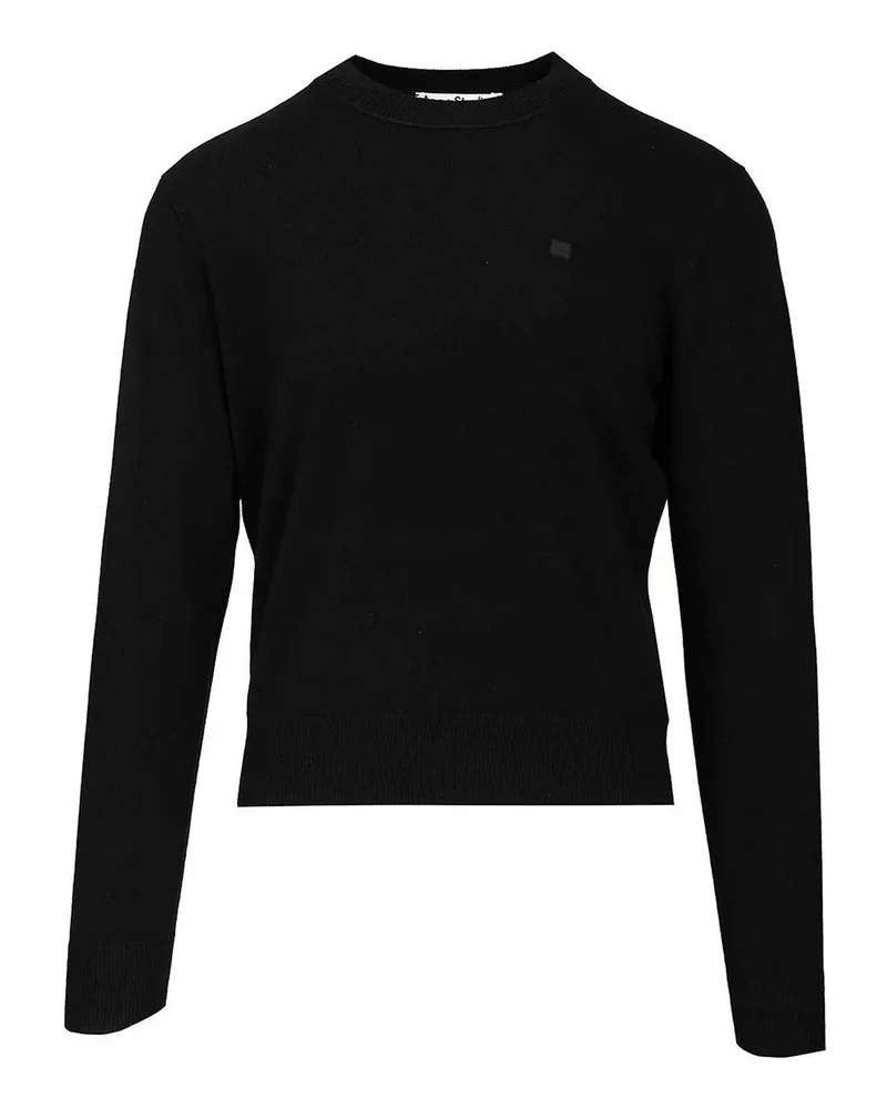 Acne Studios Rundhalspullover - Schwarz Schwarz