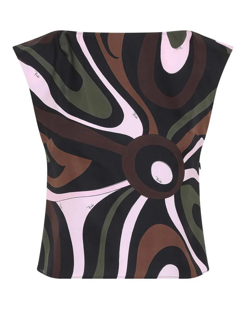 Emilio Pucci Top - Hellbraun Hellbraun