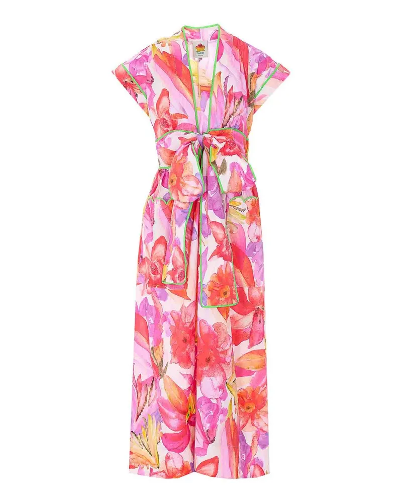FARM Rio Knielanges Kleid - Bunt Bunt