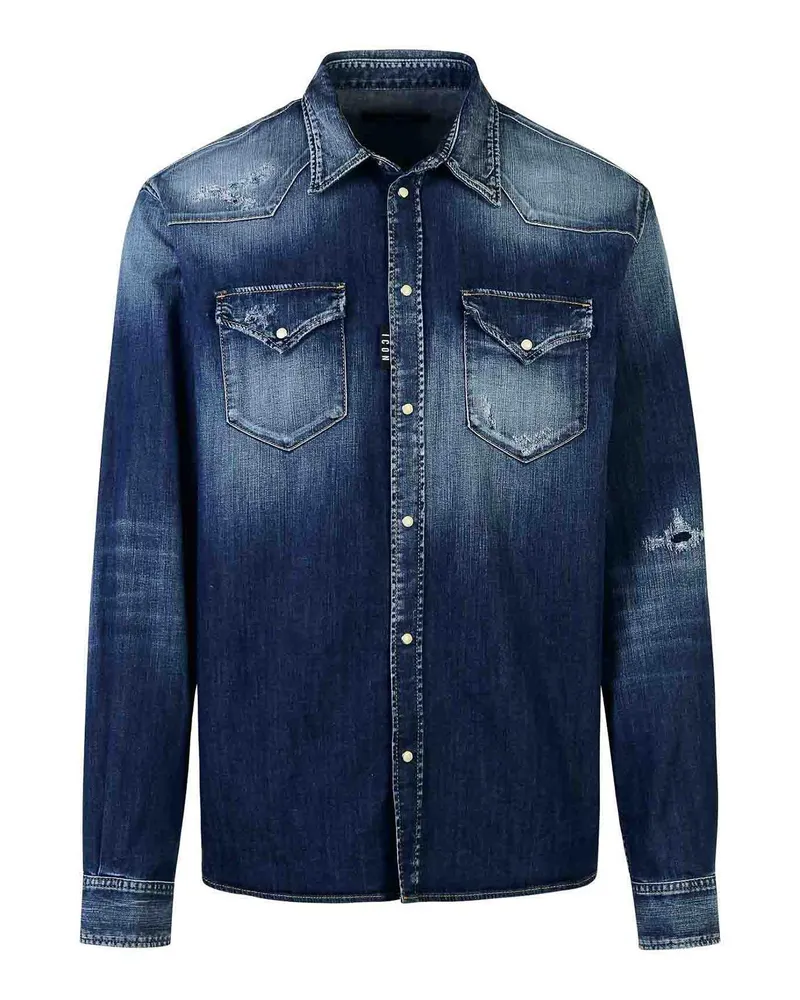 Dsquared2 Hemd - Blau Blau