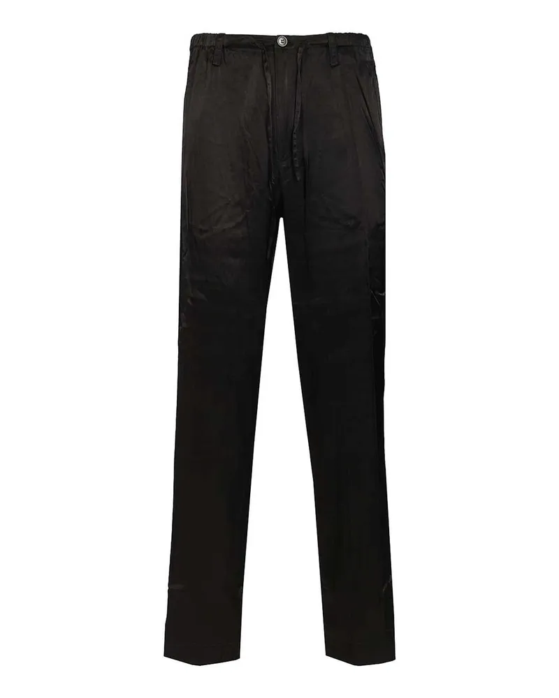 Dries van Noten Casual Hose - Schwarz Schwarz