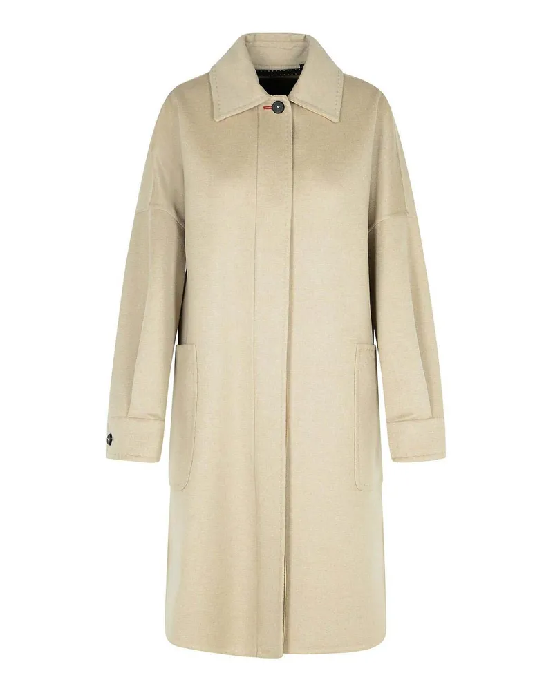 Max Mara Kurzer Mantel - Beige Beige