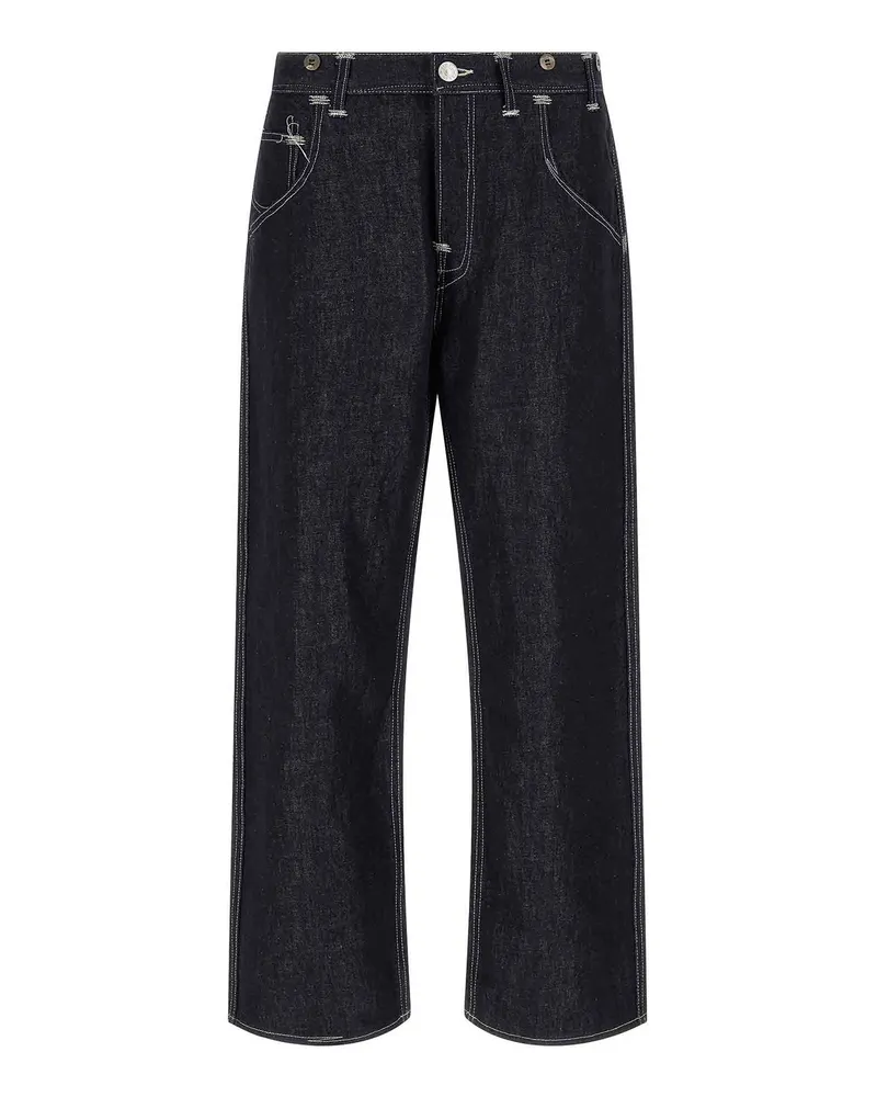 Junya Watanabe Straight Leg Jeans - Blau Blau