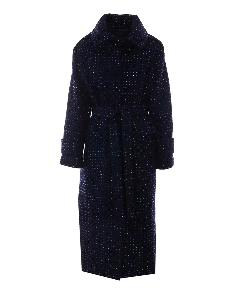 Pinko Langer Mantel - Blau Blau