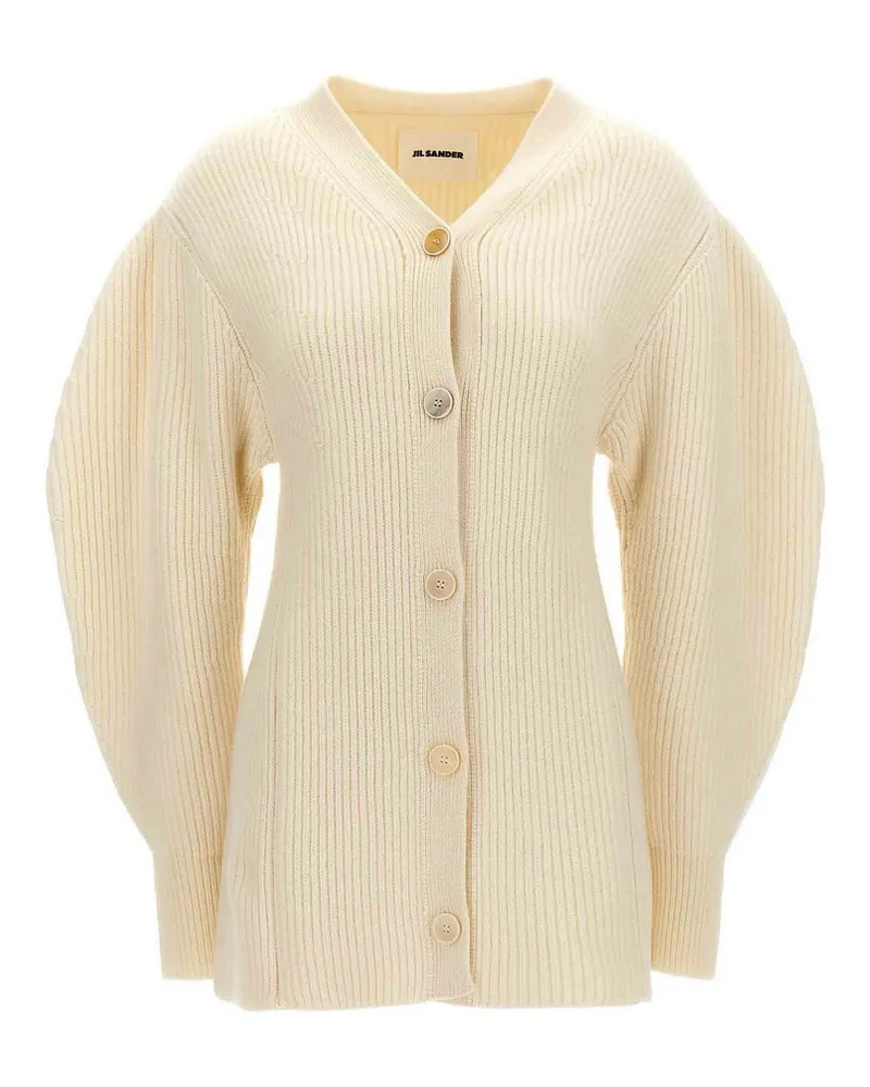 Jil Sander Cardigan - Weiß Weiß