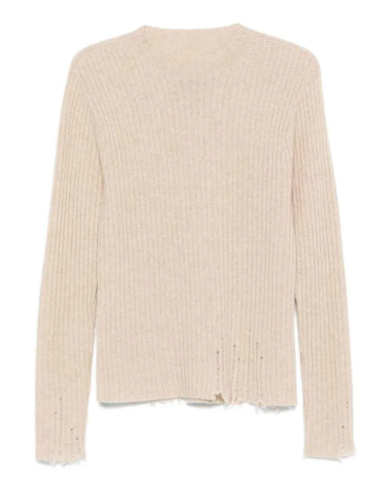 Uma Wang Rundhalspullover - Beige Beige