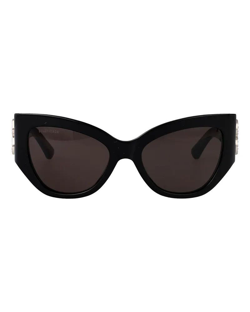 Balenciaga Sonnenbrille - Schwarz Schwarz